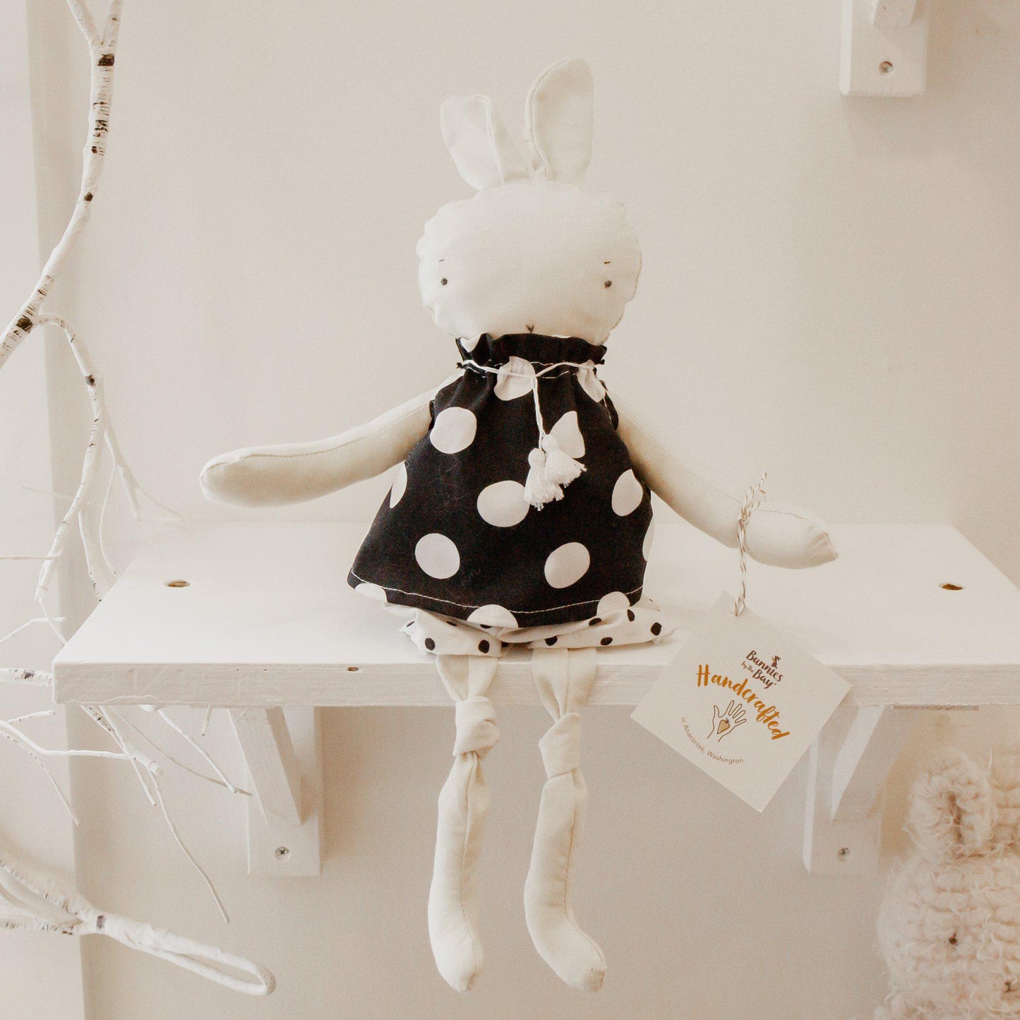 RETIRED - Hutch Studio - Dottie Bun 1 - One of a Kind Bunny