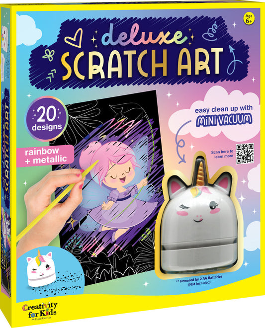 Deluxe Scratch Art with Mini Vacuum